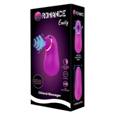 Вакуумный стимулятор клитора фиолетового цвета Baile ROMANCE Emily