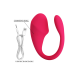 Смарт віброяйце вагінальне силіконове червоне LYBAILE Romance Thalia App Control Bullet Vibrator