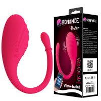 Смарт виброяйцо вагинальное силиконовое красное LYBAILE Romance Undine App Control Bullet Vibrator