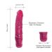 Реалистичный вибратор водонепроницаемый розовый Dorcel Jelly Boy 