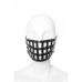 Маска на нижню половину обличчя БДСМ із натуральної шкіри чорна Candy Hero модель MGRD1