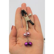 Зажимы для сосков с регулятором давления с металлическими шариками на цепочке Notabu