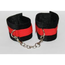 Оковы текстильные универсального размера Notabu чёрные