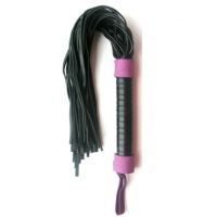 Плетка фиолетово-черная с тридцатью хвостами Notabu L рукояти 160 мм L хвоста 290 мм PVC 
