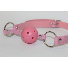 Кляп для рта Notabu полностью розового цвета с ПВХ и пластика