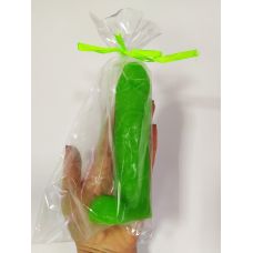 Мило лицар у формі члена 15 см зеленого кольору