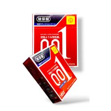 Презервативы ультратонкие с натурального латекса с добавлением гиалуроновой кислоты Muaisi 3 штуки