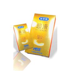 Презервативы ультратонкие с натурального латекса прозрачного цвета Muaisi Fetherlite 10 штук