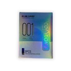 Презервативы ультратонкие охлаждающие полиуретановые Muaisi Rume David 001 3 штуки