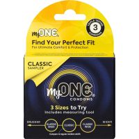 Презервативи різних розмірів MyONE Classic Sampler 3 штуки