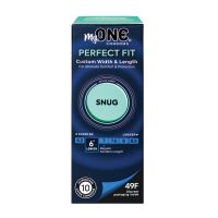 Презервативи ультратонкі з додатковим мастилом ONE MyONE Snug Розмір 49Д 10 штук