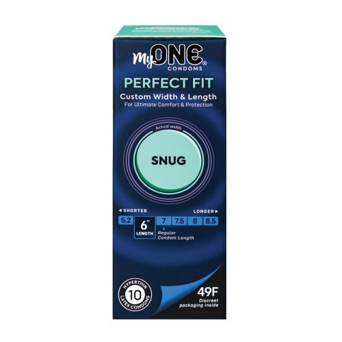 Презервативи ультратонкі з додатковим мастилом ONE MyONE Snug Розмір 49Д 10 штук