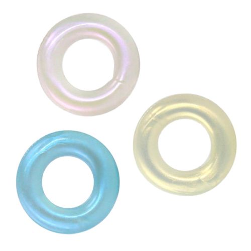 Набор эрекционных колец перламутр голубой, белый, зеленый NS Novelties Fantasia 3 штуки
