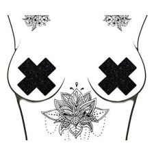 Пестиси у вигляді хрестиків з глітером чорного кольору Star Night