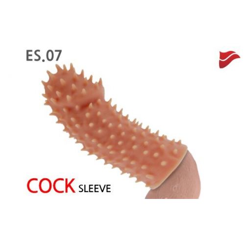 Насадка на пенис с бугорками Kokos размер M телесный