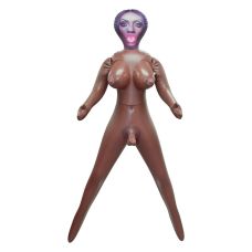 Надувная транссексуальная секс кукла для мужчин с ротиком анусом и членом коричневого цвета NMC Eager Bae