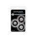 Набір ерекційних кілець чорні California Exotic Novelties 3 штуки