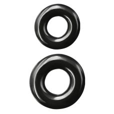 Ерекційні кільця на член чорні NS Novelties Renegade 2 штуки