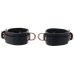 Оковы на лодыжки черные с золотистой фурнитурой NS Novelties Bondage Couture  Оковы на лодыжки черные с золотистой фурнитурой NS Novelties Bondage Couture