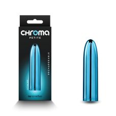 Вибропуля для стимуляции клитора голубого цвета NS Novelties Chroma Petite