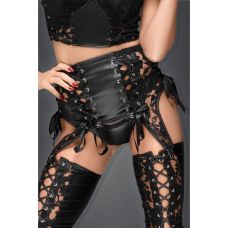 Підтяжки для панчох чорного кольору Noir Handmade F143 розмір S