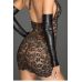 Сексуальна сукня гіпюрова чорна Noir Handmade модель F210 розмір M