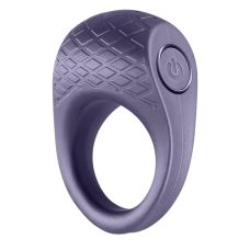 Ерекційне віброкільце на член сіре NS Novelties Seduction Levi