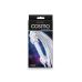Флогер БДСМ голографічний з вінілу білого кольору NS Novelties Cosmo bondage flogger rainbow Флогер БДСМ голографічний з вінілу білого кольору NS Novelties Cosmo bondage flogger rainbow