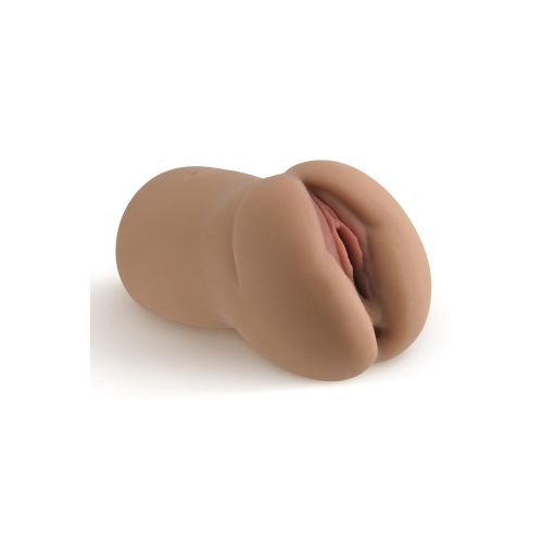 Мастурбатор вагіна та анус бежевий NS Novelties Barely Legal Willow