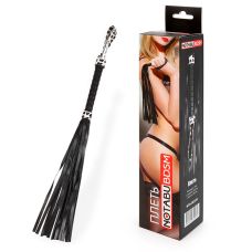 Батіг l рукояті 160 мм L хвоста 300 мм, Колір Чорний / лео Notabu