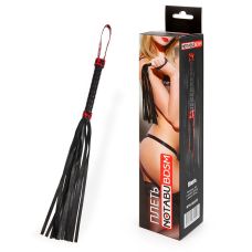 Батіг l рукояті 160 мм L хвоста 250 мм, Колір Чорний/червоний Notabu