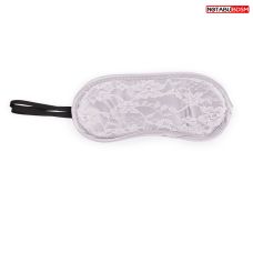 Маска на глаза серая с кружевами Notabu