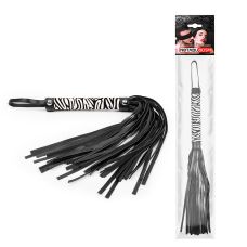 Батіг-флогер чорно-біла для БДСМ Notabu