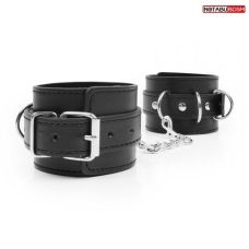 Оковы для фиксации рук чёрные для любителей БДСМ Notabu