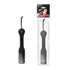 Шлепалка черная из кожи Notabu L 320 мм