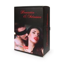 набор для БДСМ игр красный (маска, кляп, зажимы, плётка, ошейник, поводок, наручники, оковы)