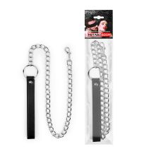 Поводок для ошейника из металлической цепочки черный Notabu L 770 мм