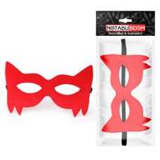 Маска для интимных игр цвет красный Notabu