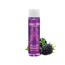 Согревающее съедобное массажное масло вкус: ежевика Nuei HOT OIL 100 мл