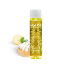 Разогревающее съедобное массажное масло со вкусом лимонного пирога Nuei HOT OIL 100 мл 