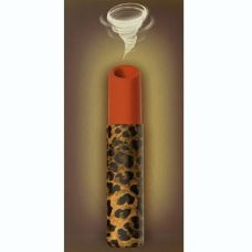 Вакуумный стимулятор клитора в форме помады леопардовый принт Every Night Toys 