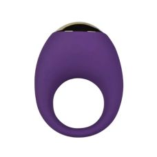 Ерекційне віброкільце на член зі світлодіодом фіолетове Every Night Toys