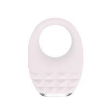 Ерекційне віброкільце на член з підсвічуванням біле Every Night Toys