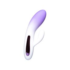 Міні вібратор кролик із кольоровим світлодіодом бузковий градієнт Every Night Toys 7 режимів вібрації