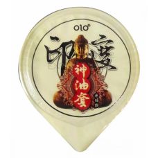 Ультратонкі презервативи з гіалуроновою кислотою пролонгуючим ефектом і точковою текстурою OLO GOLD Indian god oil 1 штука