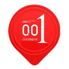 Ультратонкие презервативы с гиалуроновой кислотой и согревающим эффектом OLO ZERO ONE 1 штука