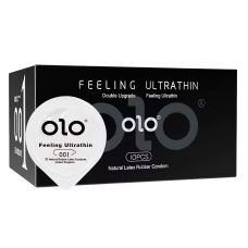 Ультратонкие презервативы с гиалуроновой кислотой OLO Feeling Ultrathin 10 штук