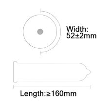 Латексные ультратонкие гладкие презервативы из натурального латекса OLO ZERO 001 Blue 10 штук