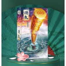 Ароматизовані ультратонкі анатомічні презервативи з гіалуроновою кислотою та пролонгуючим ефектом OLO Dragon Seal 10 штук