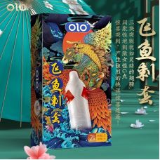 Презерватив з вусиками + кулька OLO FLYING KOI 1 штука
